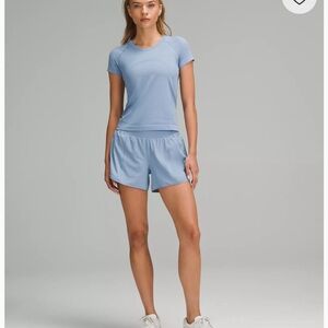 Hotty hot HR short 4” lined in blue willow